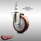 Service Caster 4 Inch 316SS Maroon Polyurethane Wheel Swivel 3/8 Inch Threaded Stem Caster SCC SCC-SS316TS20S414-PPUB-MRN-381615 - alternate 3